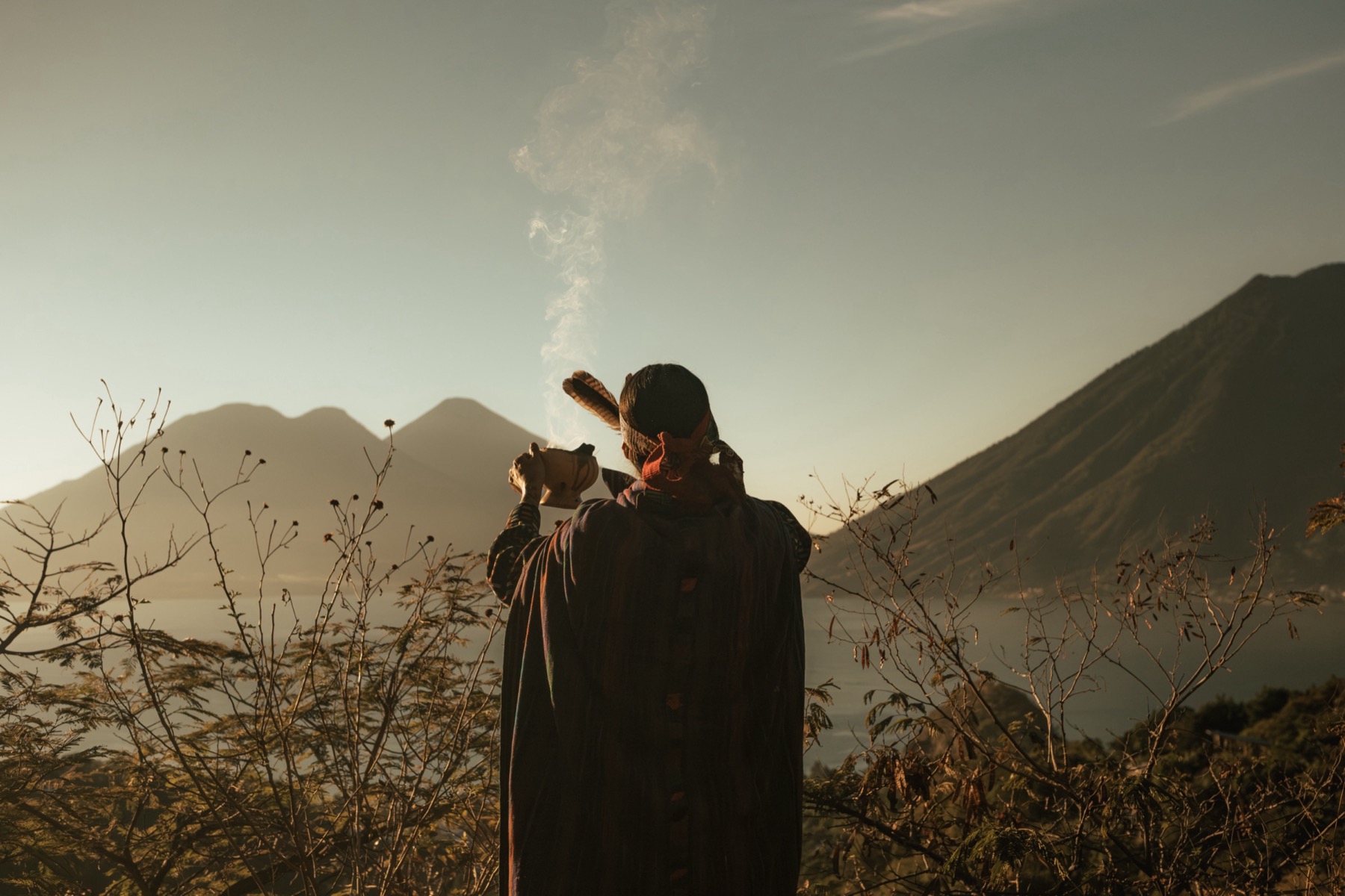 Great Eagle fire ceremony — cinematic photography by Charlie Orellana, Raised by Volcanoes